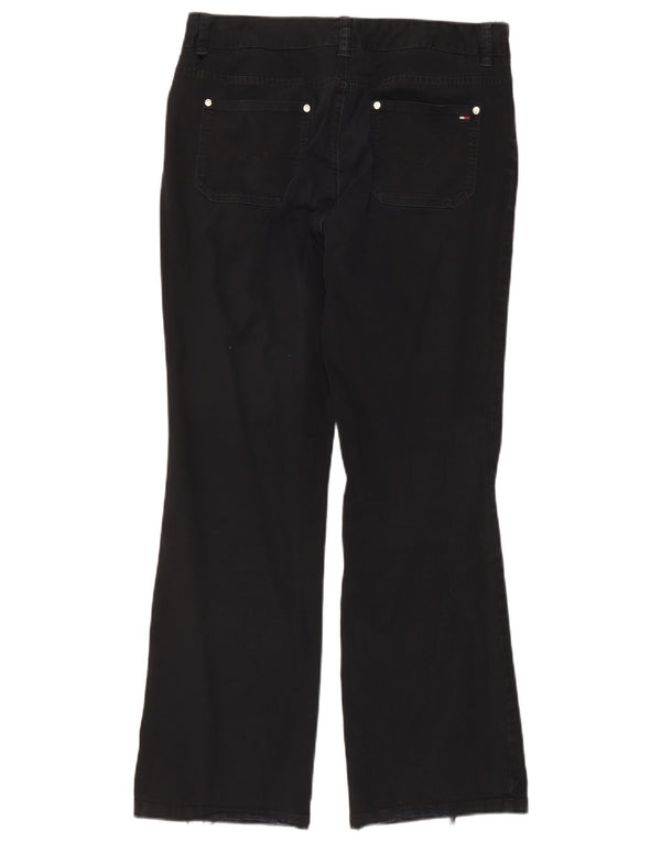 Tommy Hilfiger Womens Bootcut Jeans US 10 Large W32 L31 Black Cotton