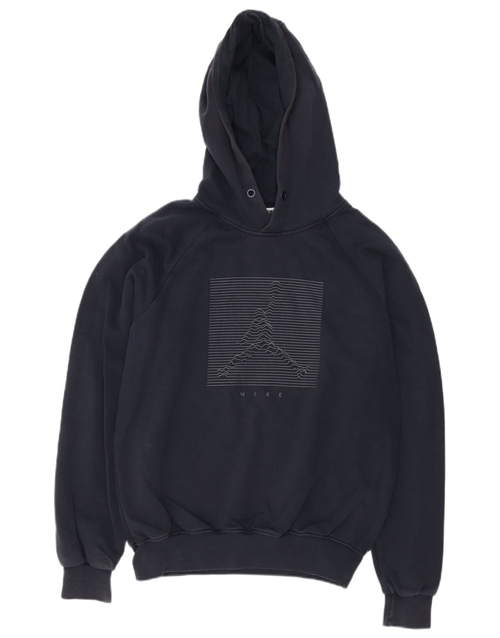 Jordan Mens Graphic Hoodie Jumper Large Black Cotton