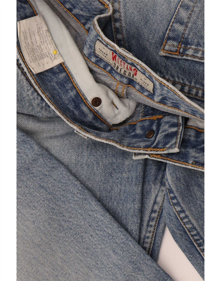 Mustang Mens Oregon Straight Jeans W31 L32 Blue Cotton