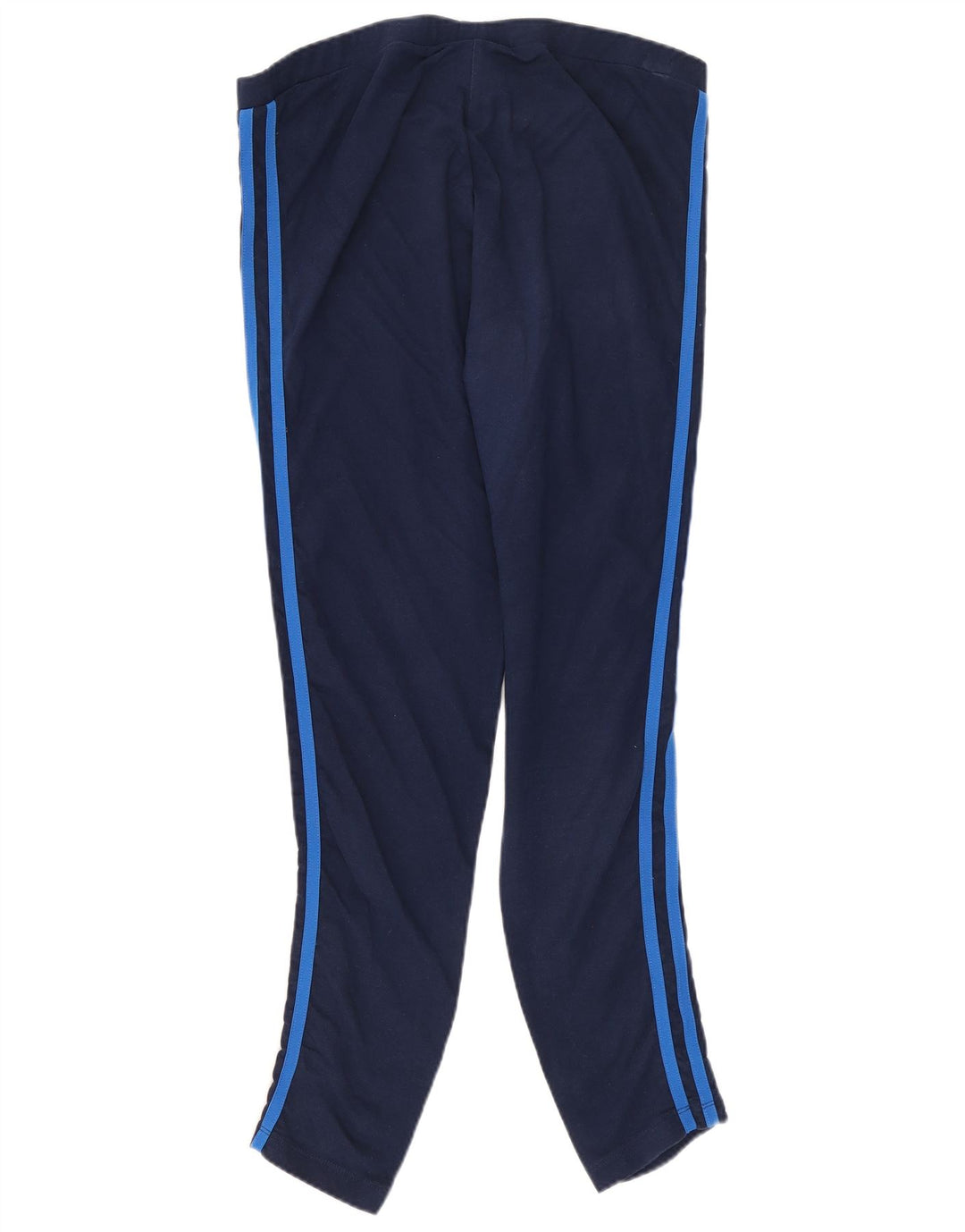 Adidas Womens Leggings UK 16 Large Navy Blue Cotton