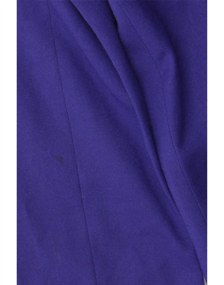 Hugo Boss Womens 3 Button Blazer Jacket UK 12 Medium  Purple Virgin Wool
