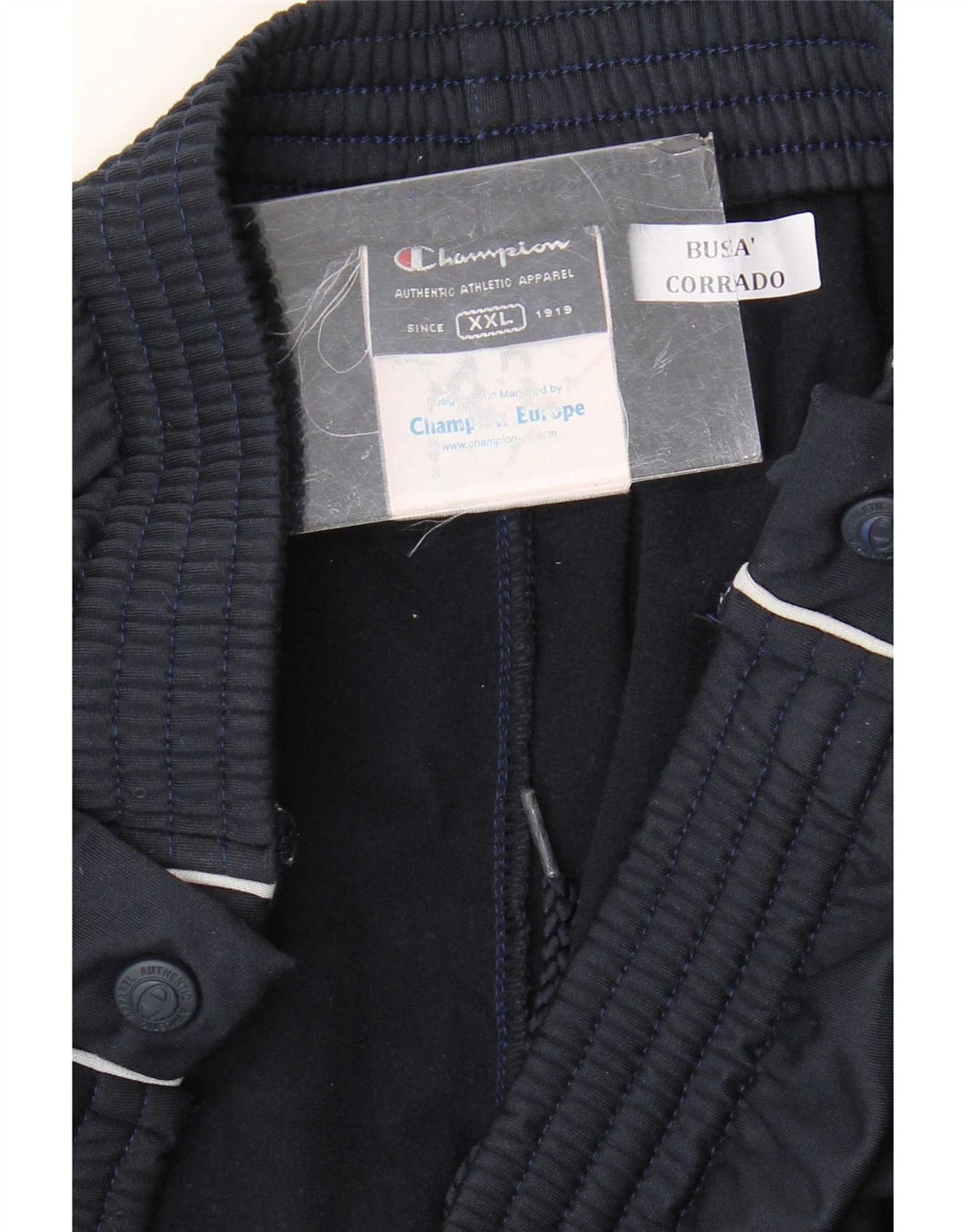 Champion Mens Tracksuit Trousers 2XL  Navy Blue Polyester