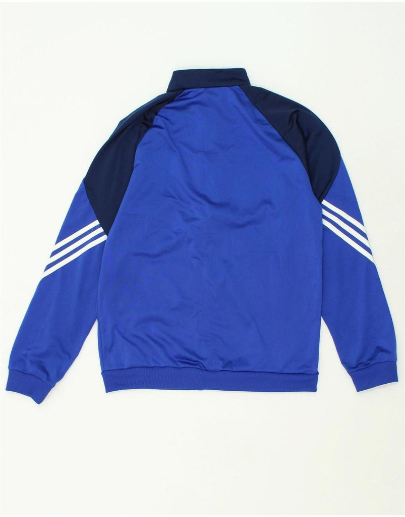 ADIDAS Mens Tracksuit Top Jacket Medium Blue Colourblock Polyester Vintage Adidas and Second-Hand Adidas from Messina Hembry 