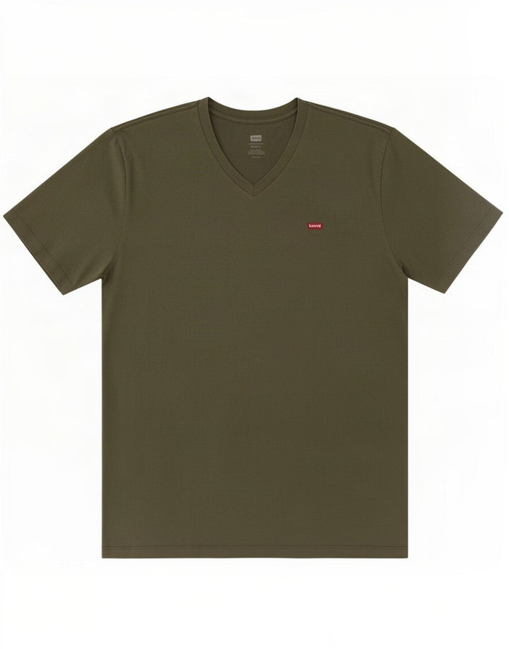 Levi's Mens Standard T-Shirt Top XL Khaki Cotton