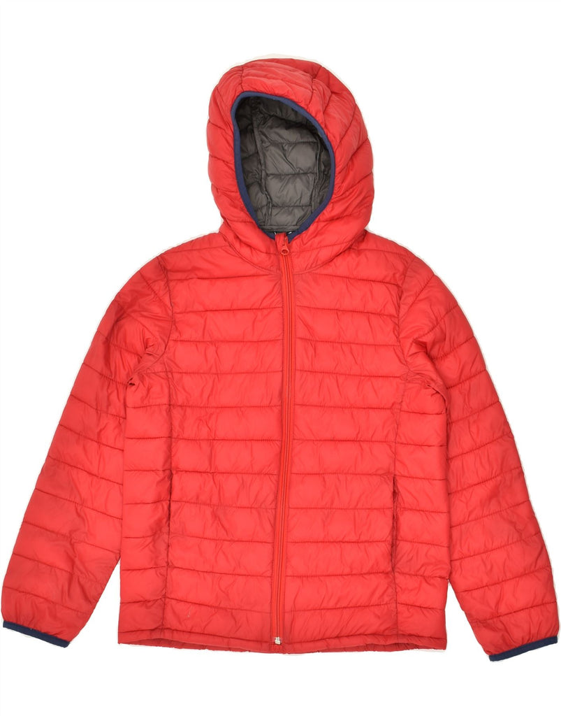 GAP Boys Hooded Padded Jacket 9-10 Years Large Red Polyester | Vintage Gap | Thrift | Second-Hand Gap | Used Clothing | Messina Hembry 