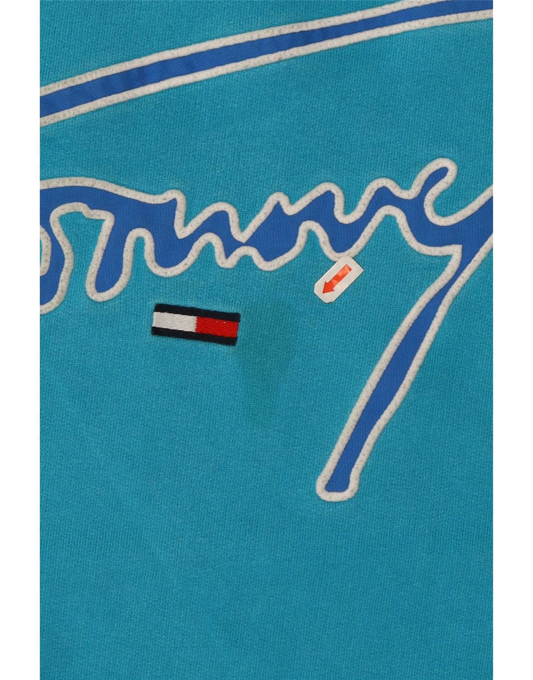 Tommy Hilfiger Mens Graphic Sweatshirt Jumper Small Blue Cotton