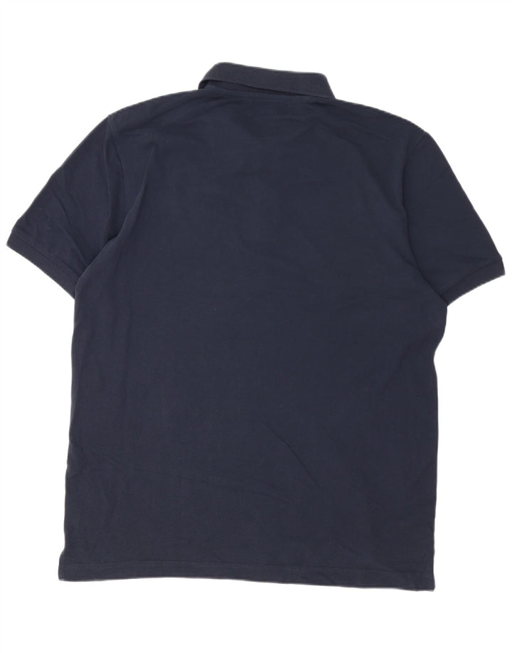 Kappa Mens Polo Shirt XL Navy Blue Cotton