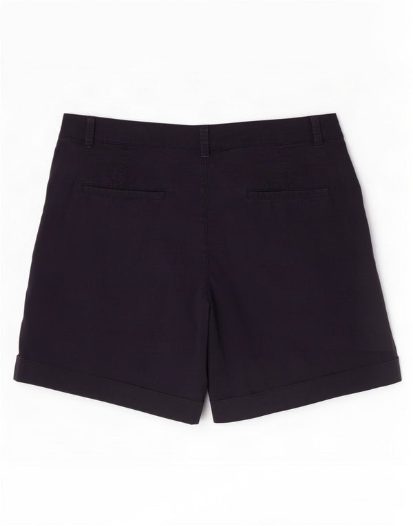 Massimo Dutti Womens Chino Shorts EU 38 Small W28 Navy Blue