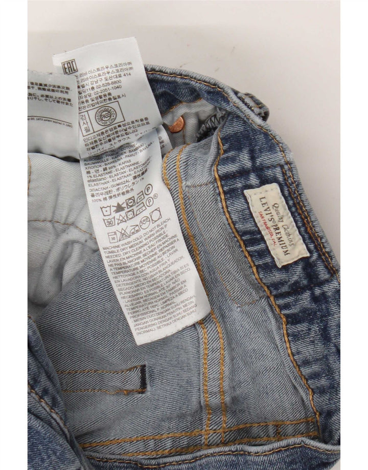 Levi's Womens Skinny Jeans W31 L32 Blue Cotton