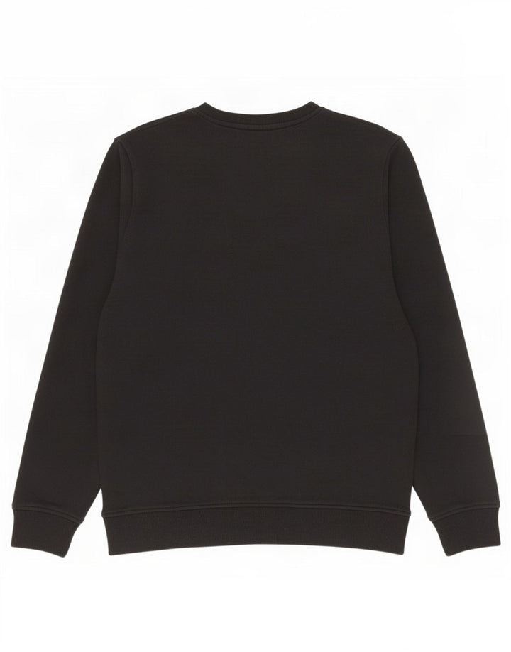 Kappa Mens Graphic Sweatshirt Jumper Small Black Cotton