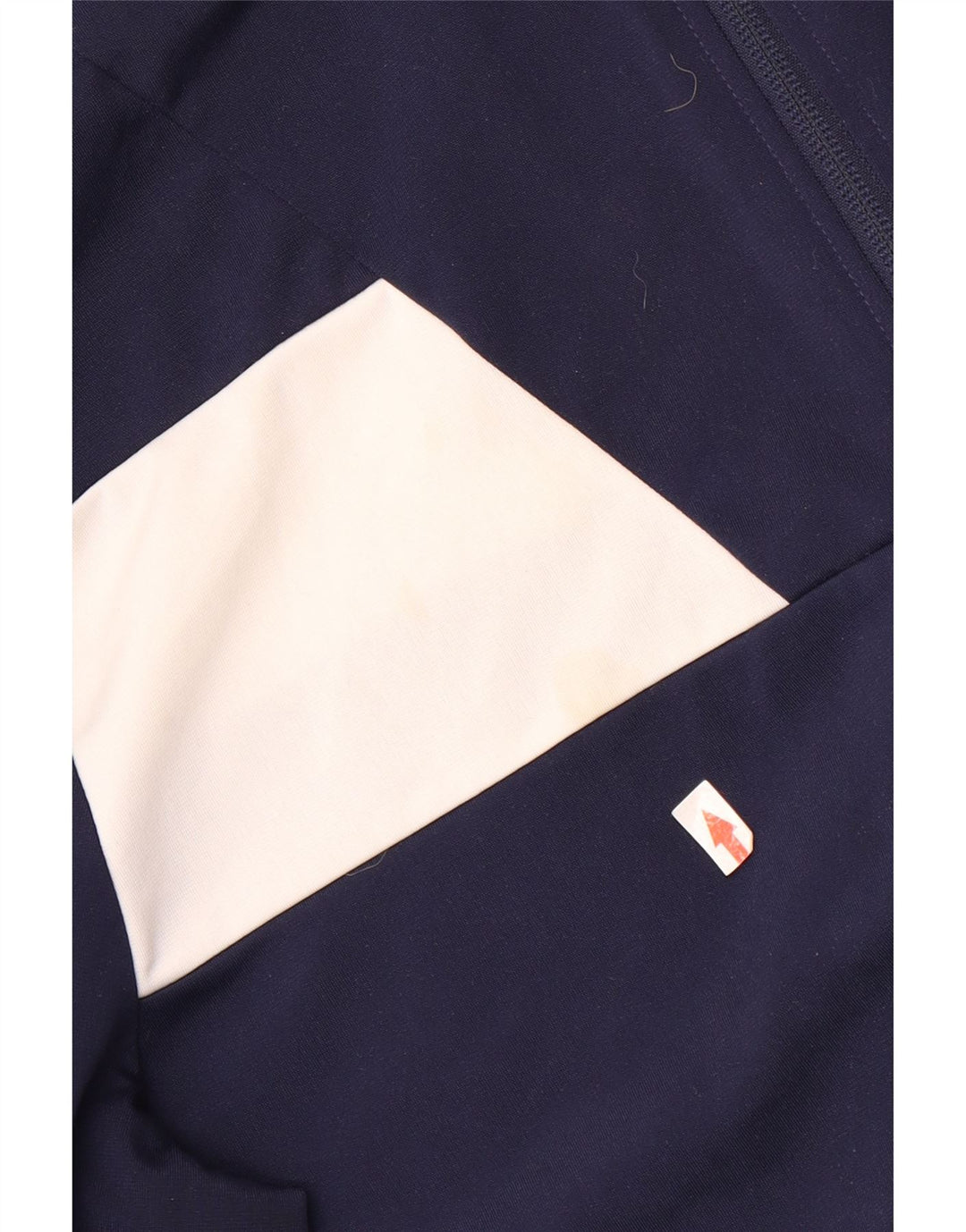 Puma Mens Tracksuit Top Jacket Large Navy Blue Colourblock Polyester
