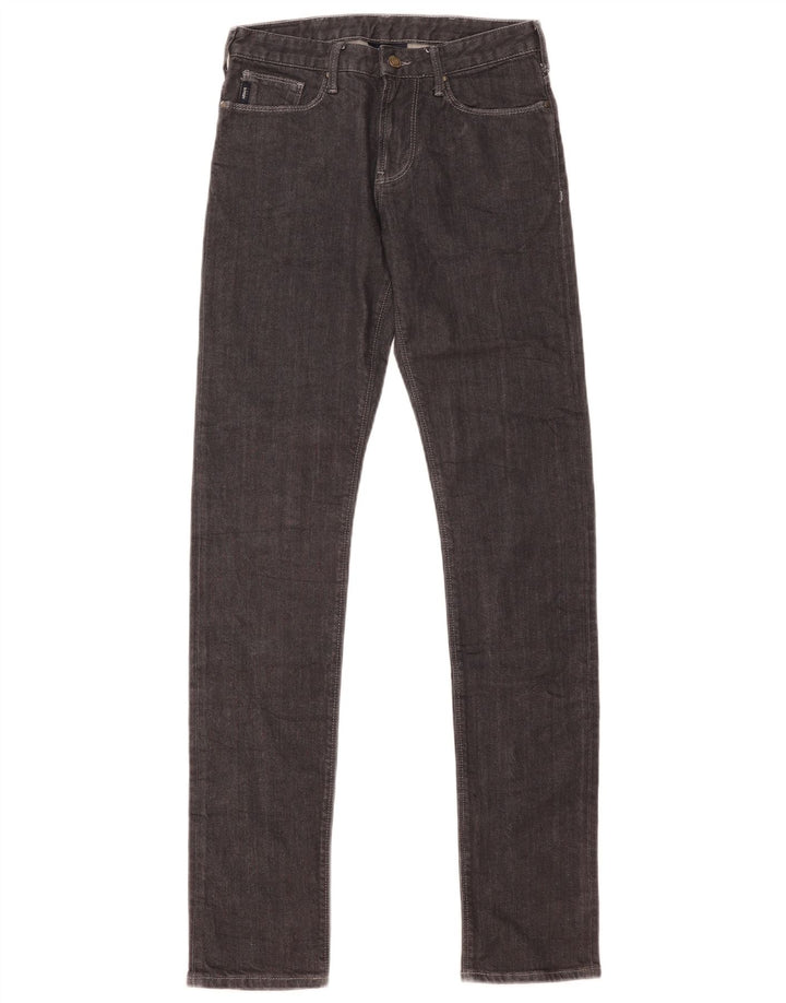 Armani Womens Skinny Jeans W28 L34 Grey Cotton