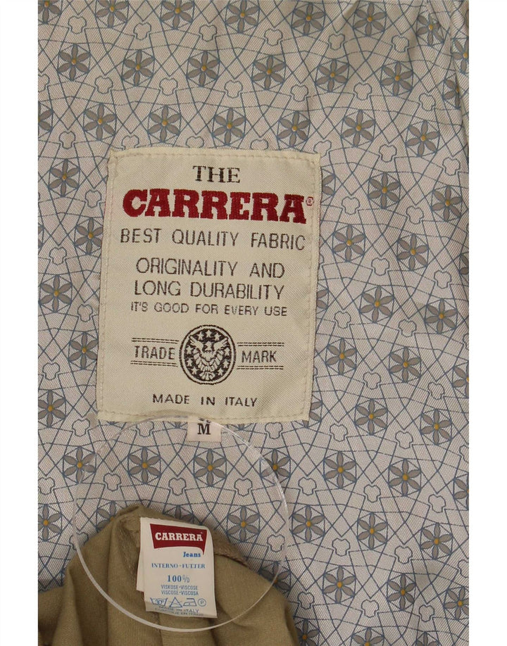 Carrera Mens 2 Button Blazer Jacket UK 38 Medium Beige Viscose
