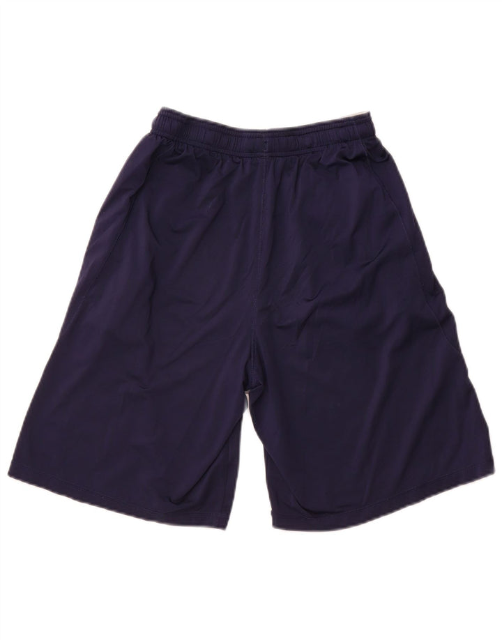 Under Armour Mens Rage Baseball Graphic Sport Shorts Small Navy Blue