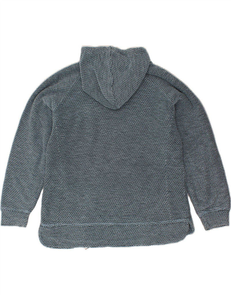 SALTROCK Womens Hoodie Jumper UK 14 Large Blue Cotton Vintage Saltrock and Second-Hand Saltrock from Messina Hembry 