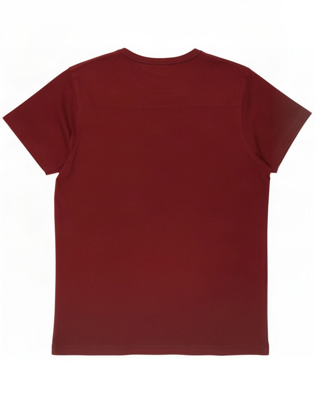 French Connection Mens T-Shirt Top Large Maroon Cotton