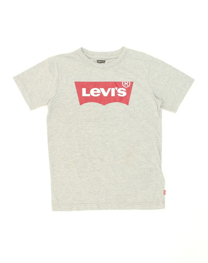 LEVI'S Boys Graphic T-Shirt Top 10-11 Years Medium Grey Cotton | Vintage Levi's | Thrift | Second-Hand Levi's | Used Clothing | Messina Hembry 