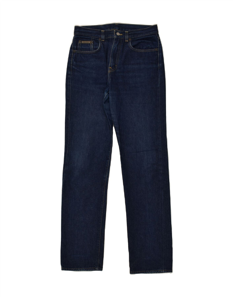 CALVIN KLEIN Womens Slim Jeans W28 L32  Navy Blue Cotton | Vintage Calvin Klein | Thrift | Second-Hand Calvin Klein | Used Clothing | Messina Hembry 