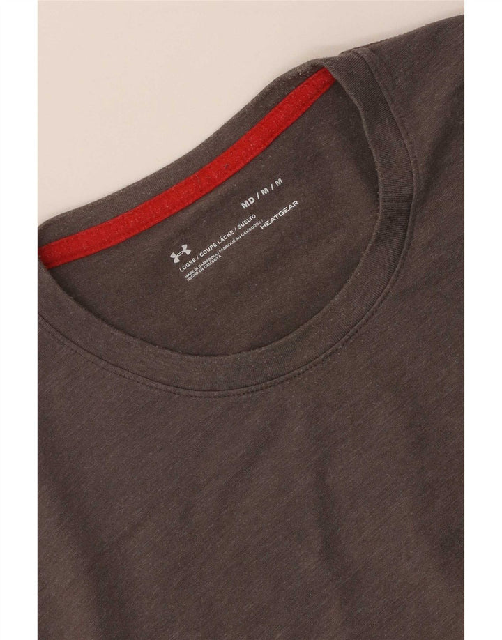 Under Armour Mens T-Shirt Top Medium Grey Flecked