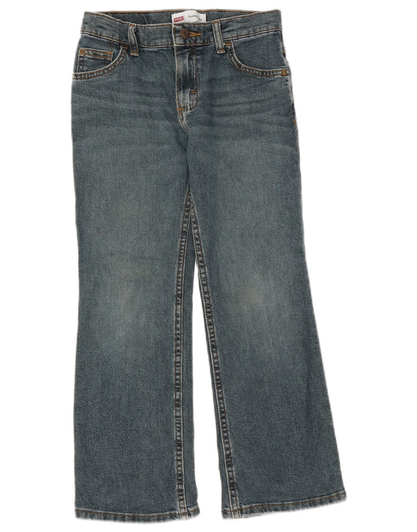 Wrangler Boys Classic Fit Bootcut Jeans 9-10 Years W26 L24 Blue Cotton