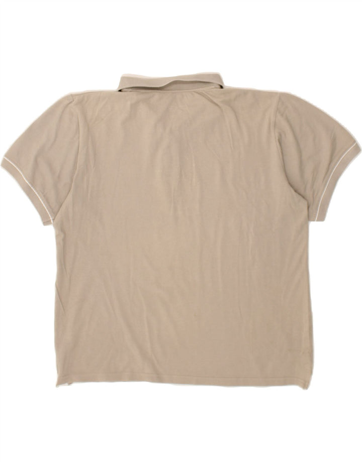 AVIREX Mens Polo Shirt 2XL Beige Cotton Vintage Avirex and Second-Hand Avirex from Messina Hembry 