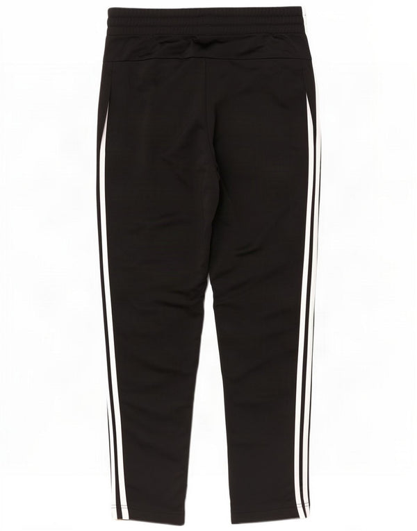 Adidas Womens Leggings UK 12/14 Medium Black Polyester Sports
