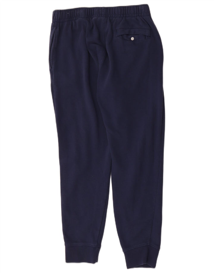 Nike Mens Tracksuit Trousers Joggers Medium Navy Blue Cotton