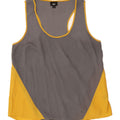 MOSSIMO Womens Vest Top UK 16 Large Grey Colourblock Polyester Vintage Mossimo and Second-Hand Mossimo from Messina Hembry 