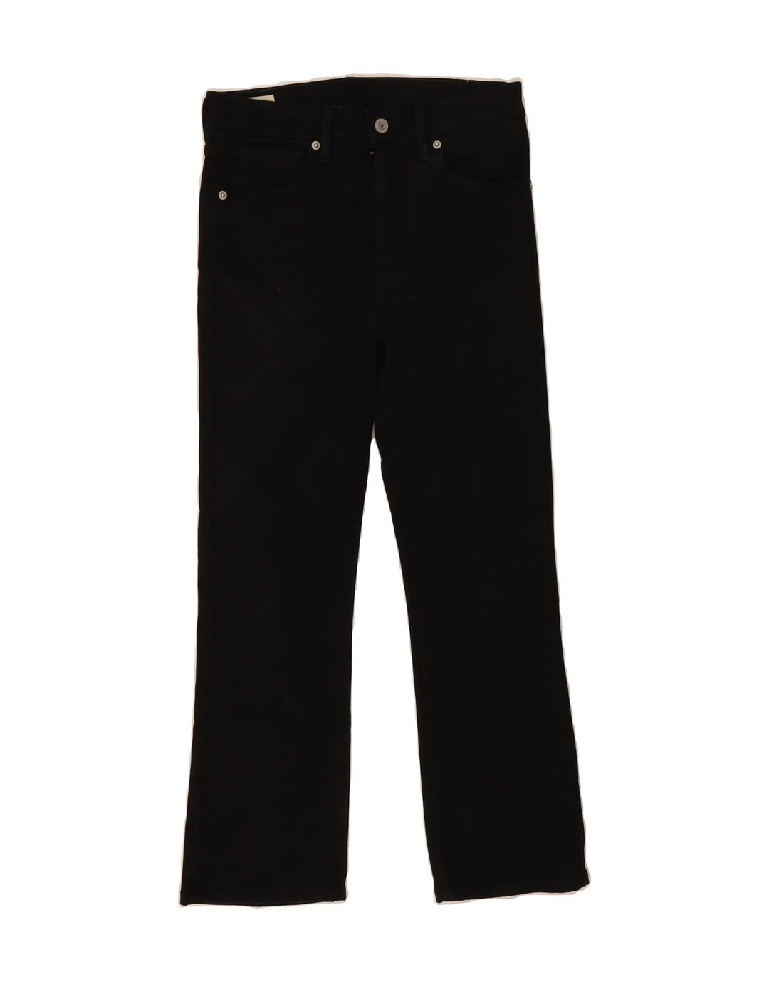 LEVI'S Womens Straight Jeans W27 L26 Black Cotton Vintage Levi's and Second-Hand Levi's from Messina Hembry 