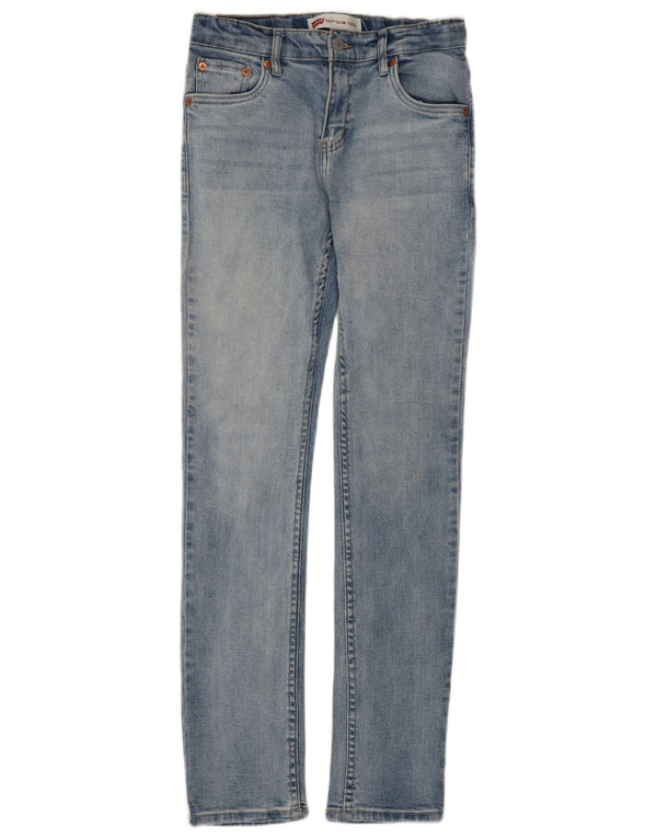 Levi's Boys 512 Tapered Slim Jeans 13-14 Years W28 L30 Blue Cotton