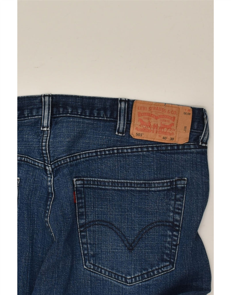 LEVI'S Mens 501 Straight Jeans W40 L26 Blue Cotton | Vintage Levi's | Thrift | Second-Hand Levi's | Used Clothing | Messina Hembry 