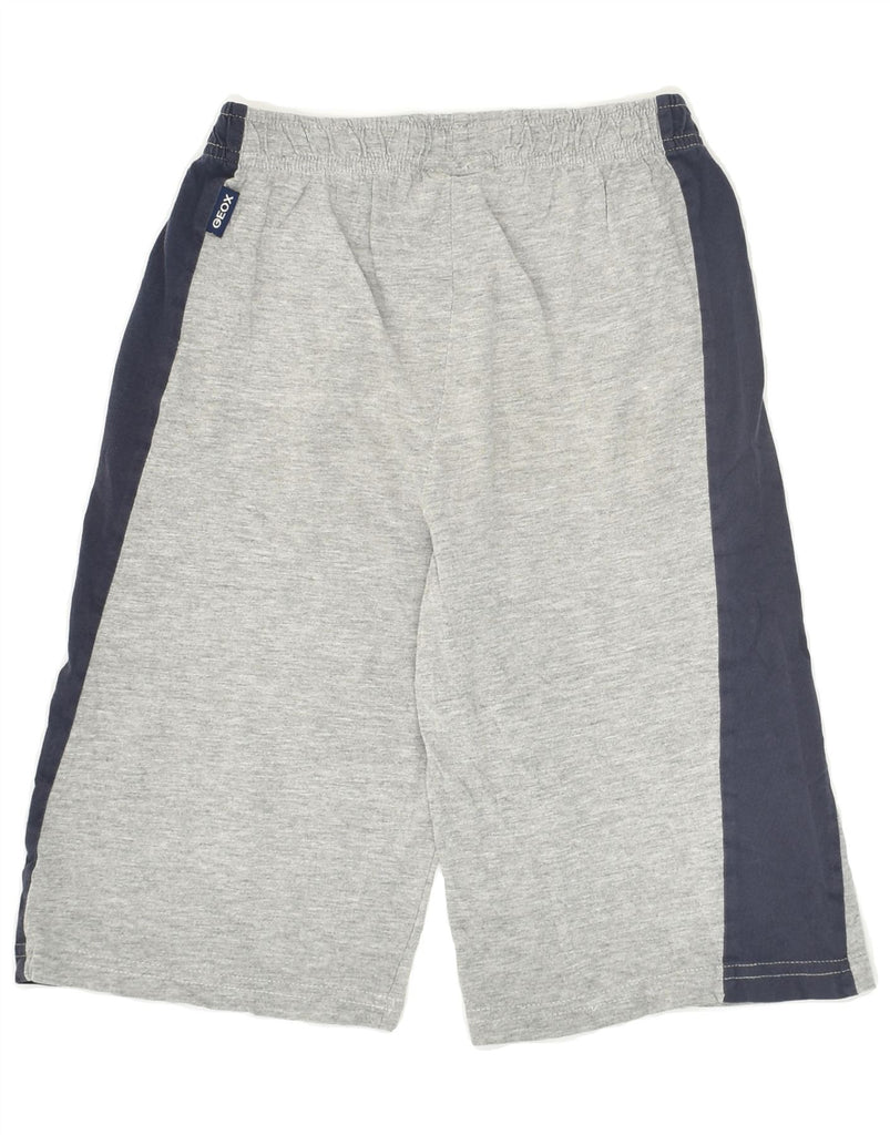 GEOX Boys Sport Shorts 4-5 Years Grey Colourblock Cotton | Vintage Geox | Thrift | Second-Hand Geox | Used Clothing | Messina Hembry 