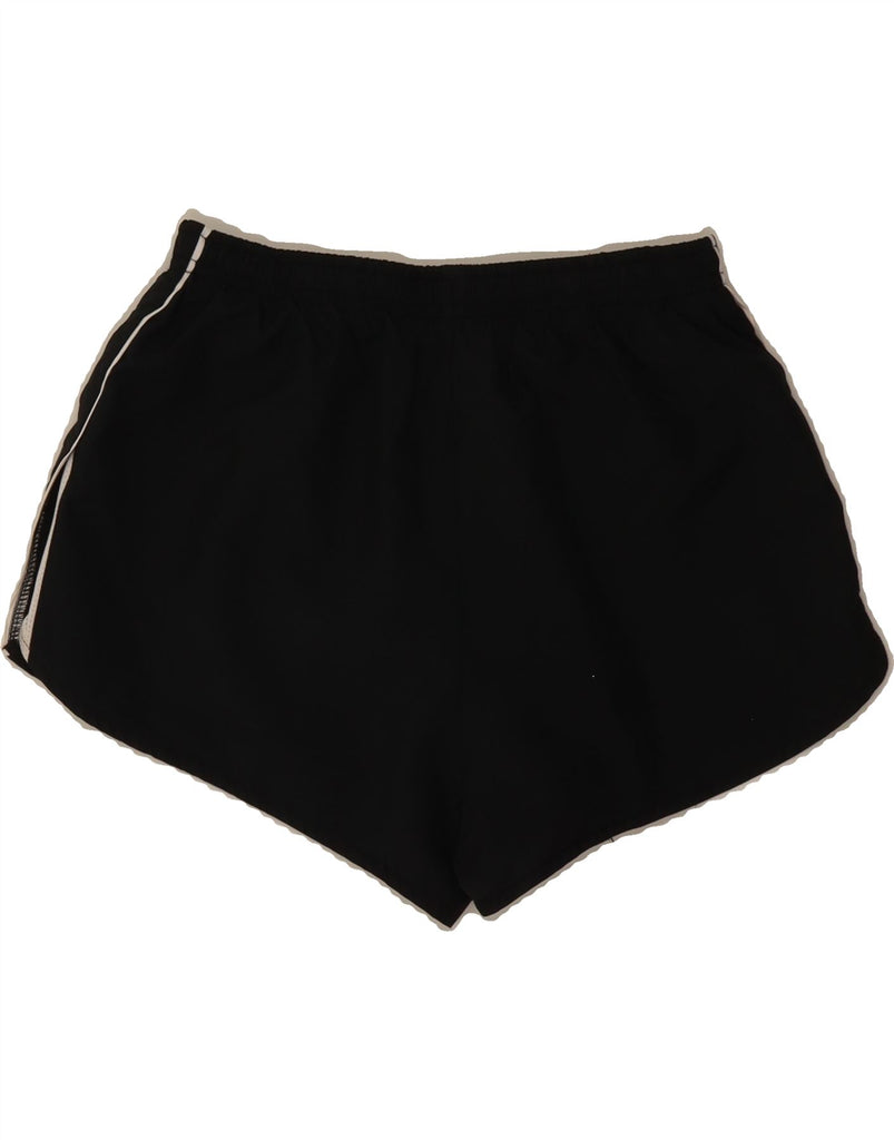 NIKE Girls Dri Fit Graphic Sport Shorts 12-13 Years Large Black Polyester Vintage Nike and Second-Hand Nike from Messina Hembry 