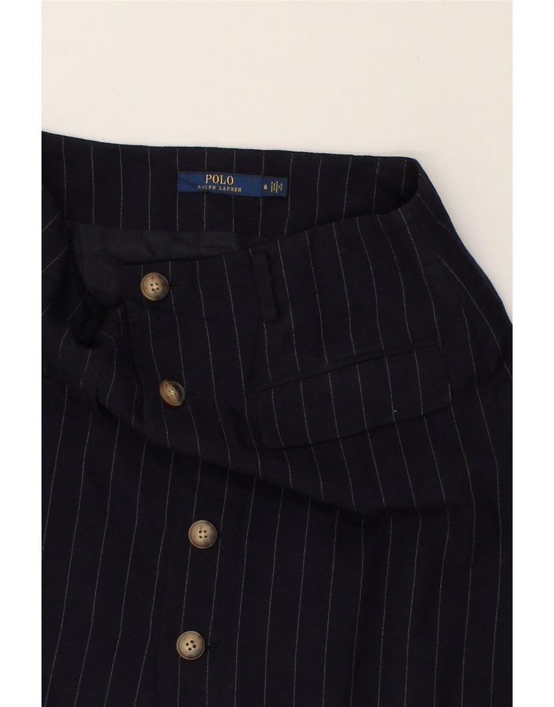 POLO RALPH LAUREN Womens Straight Skirt US 6 Medium W30  Navy Blue | Vintage Polo Ralph Lauren | Thrift | Second-Hand Polo Ralph Lauren | Used Clothing | Messina Hembry 