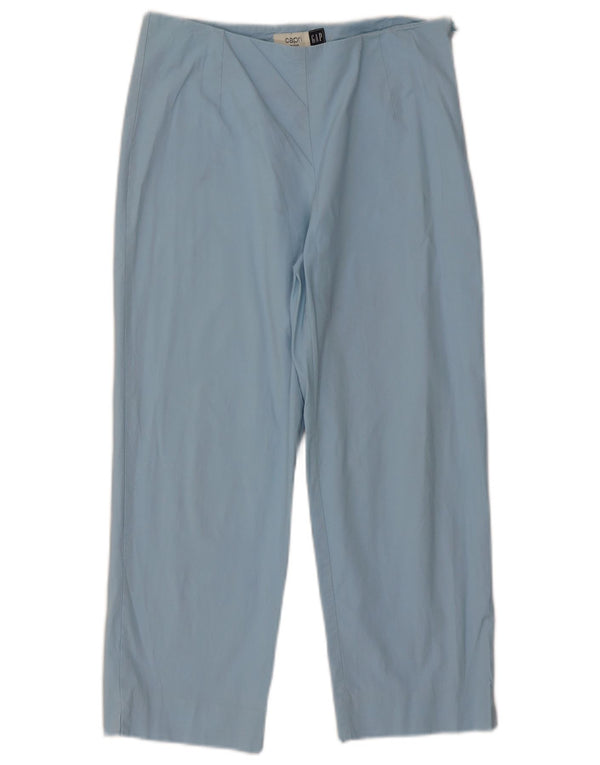 Gap Womens Capri Trousers US 8 Medium W27 L23 Blue Cotton