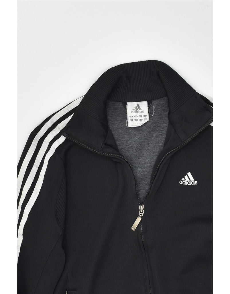 ADIDAS Mens Tracksuit Top Jacket UK 32/34 XS Black Polyester | Vintage Adidas | Thrift | Second-Hand Adidas | Used Clothing | Messina Hembry 