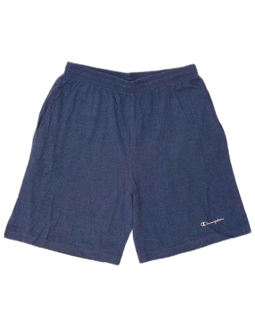 Champion Mens Sport Shorts XL  Blue Flecked Cotton