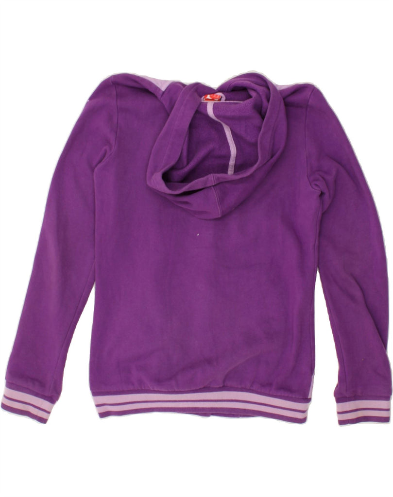 PUMA Girls Hooded Tracksuit Top Jacket 13-14 Years XL Purple Colourblock | Vintage Puma | Thrift | Second-Hand Puma | Used Clothing | Messina Hembry 