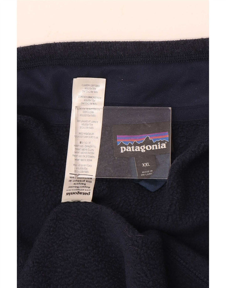 Patagonia Mens Sleeveless Tracksuit Top Jacket 2XL Navy Blue