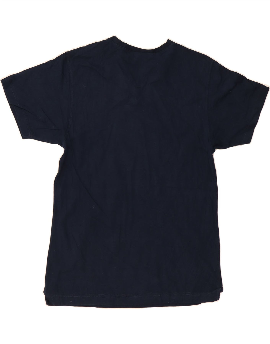 CHAMPION Womens T-Shirt Top UK 14 Medium Navy Blue Cotton Vintage Champion and Second-Hand Champion from Messina Hembry 