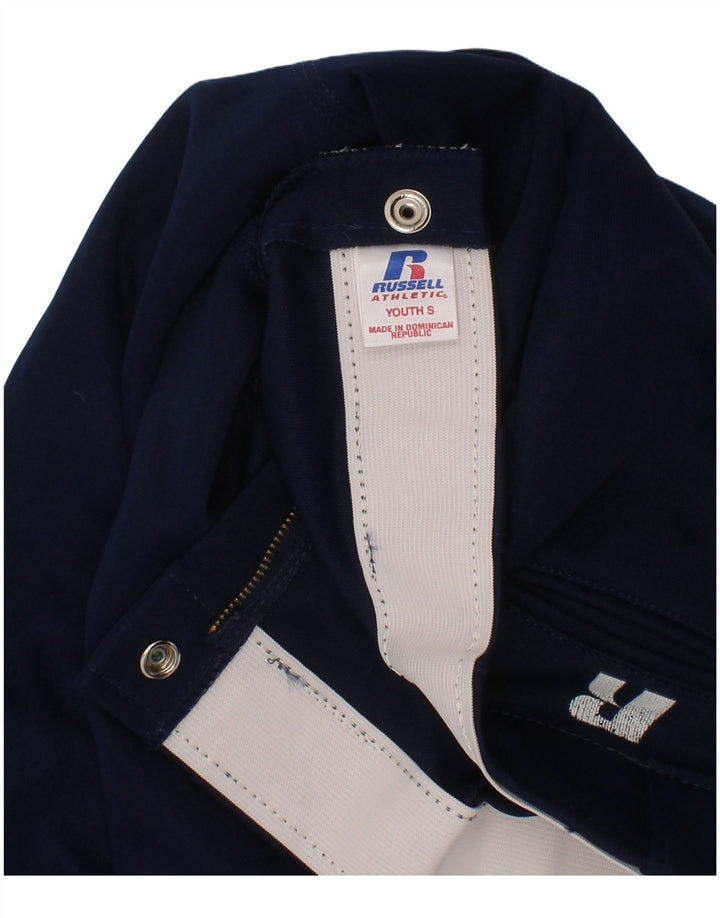 Russell Athletic Boys Trousers 7-8 Years Small W21 L17 Navy Blue Polyester