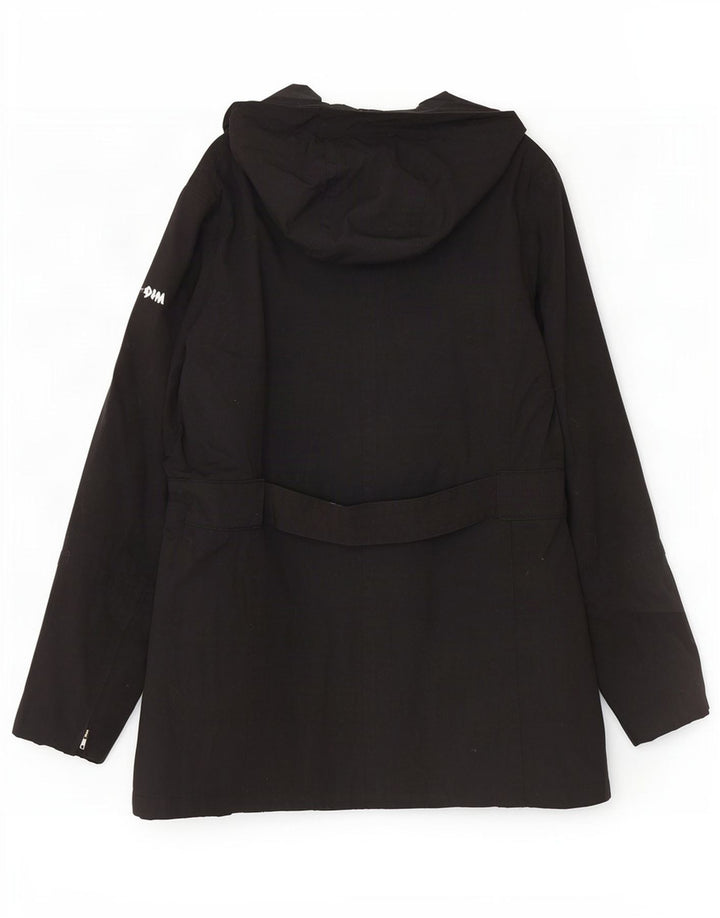 Slam Womens Hooded Parka Jacket UK 18 XL Black Nylon