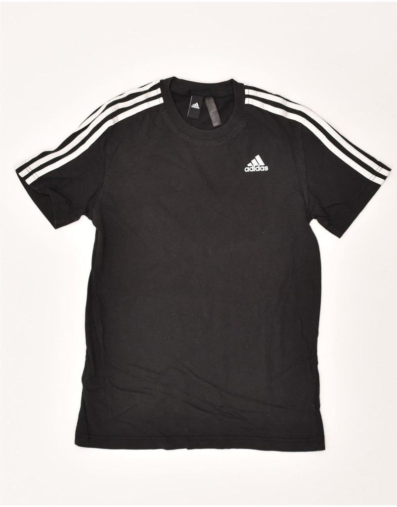 ADIDAS Mens T-Shirt Top XS Black Cotton | Vintage Adidas | Thrift | Second-Hand Adidas | Used Clothing | Messina Hembry 