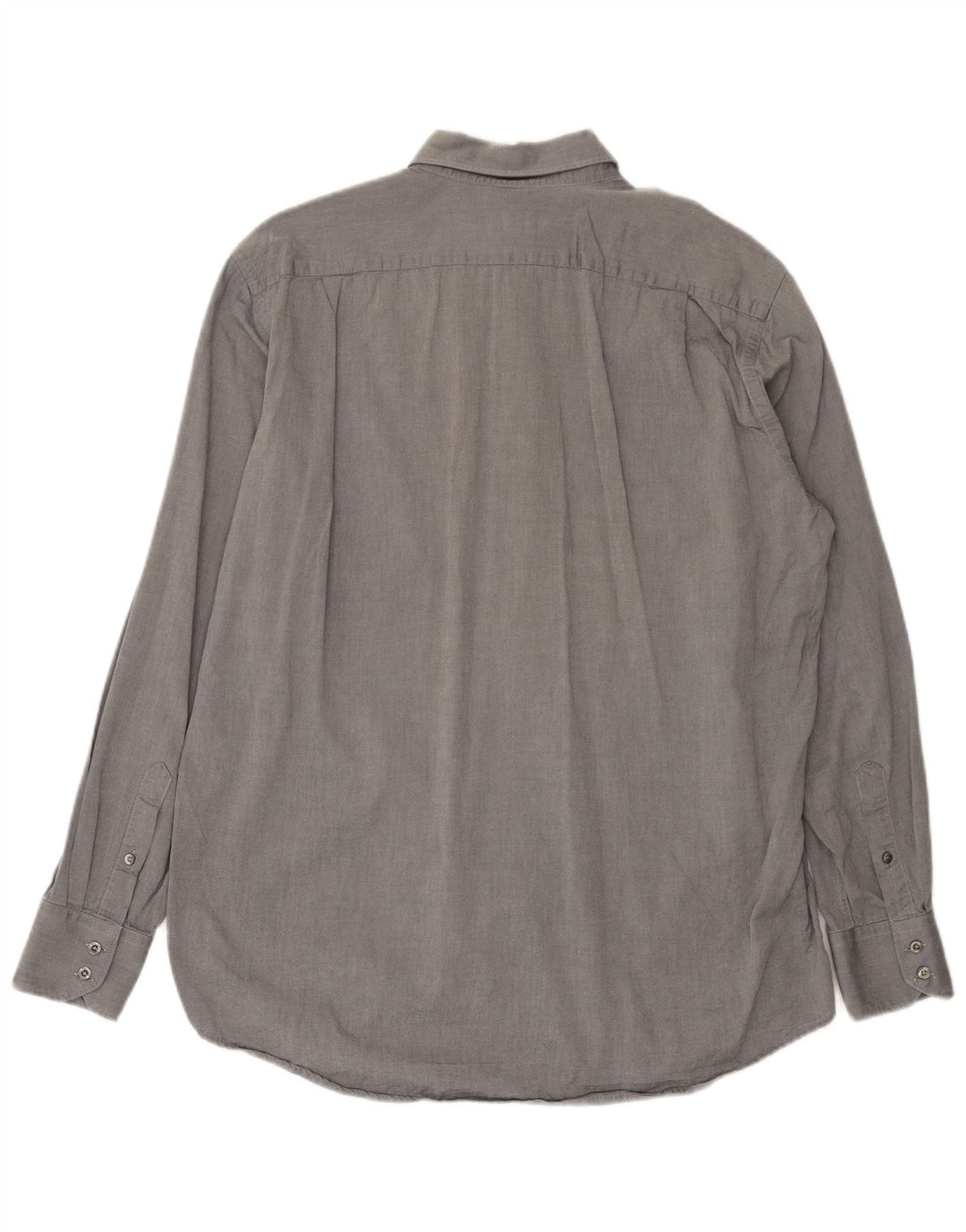 Lacoste Mens Shirt Size 42 Large Grey Cotton