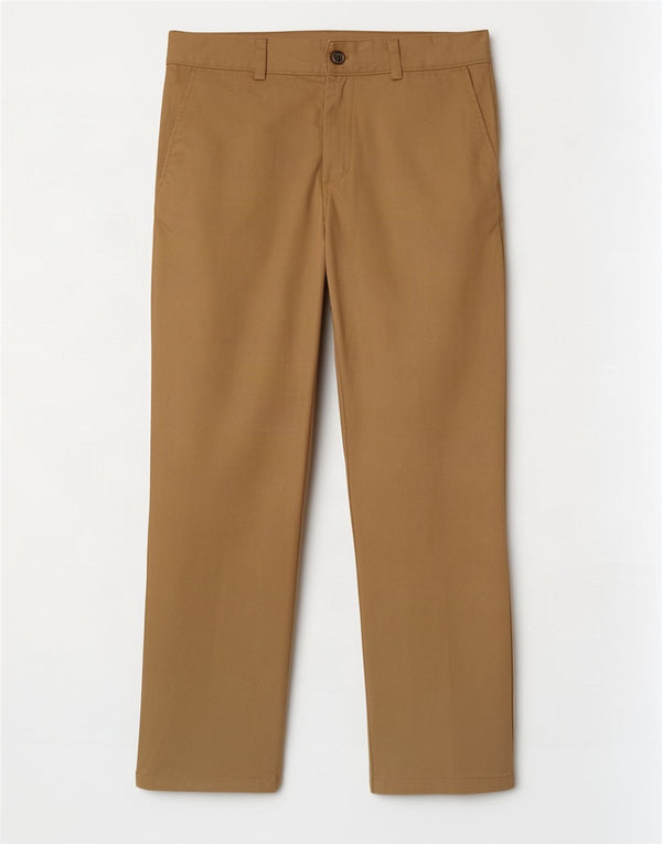 Lacoste Mens Straight Chino Trousers Size 46 Large W36 L32 Beige Cotton
