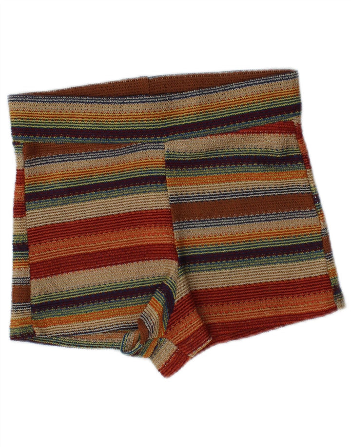Zara Womens Hot Pants Small W26  Multicoloured Striped