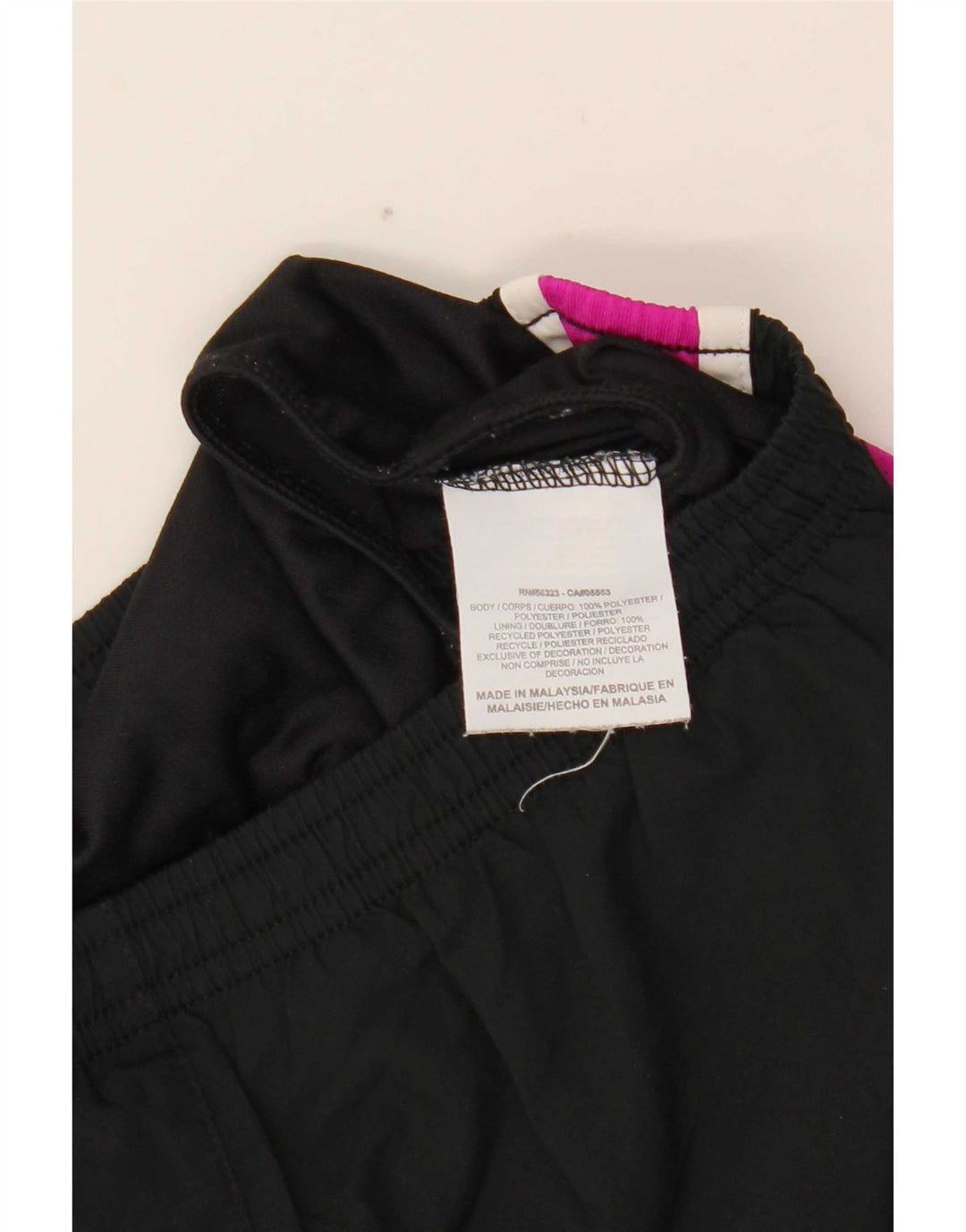 Nike Womens Sport Shorts UK 14 Medium Black Colourblock Polyester