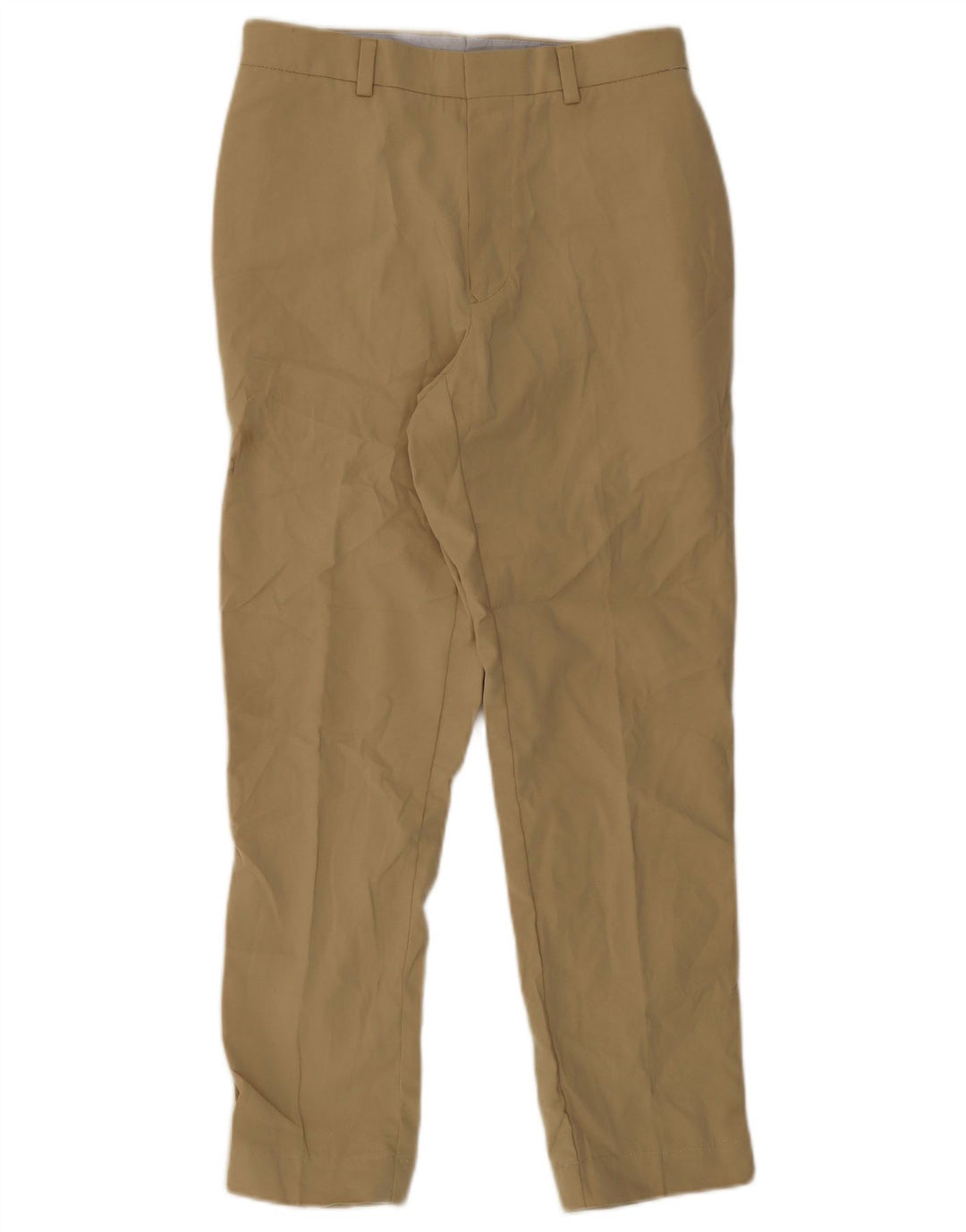 Tommy Hilfiger Mens Slim Chino Trousers W32 L30 Beige Polyester