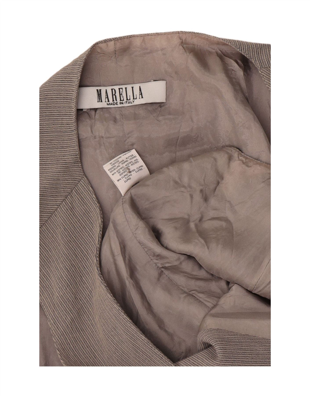 Marella Womens Waistcoat UK 12 Medium Grey