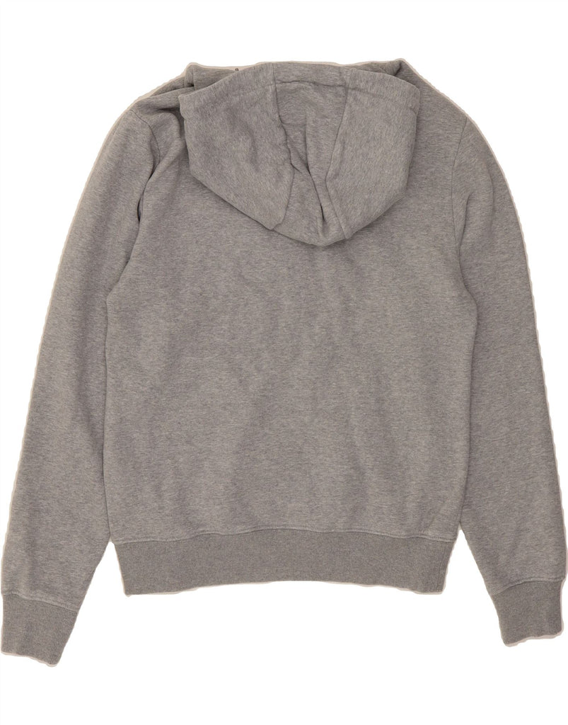 NAPAPIJRI Mens Graphic Hoodie Jumper Medium Grey Cotton Vintage Napapijri and Second-Hand Napapijri from Messina Hembry 